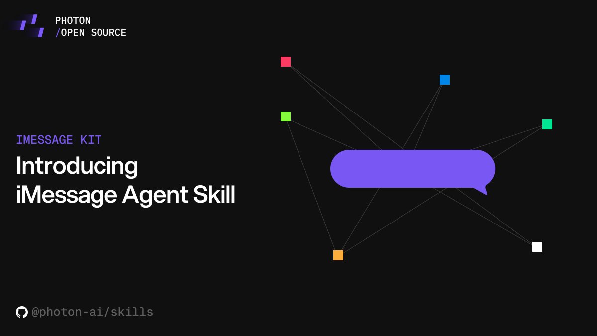 Introducing iMessage Agent Skill